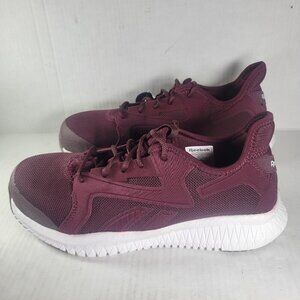 Reebok Women Flexagon 3.0 Burgundy Composite Toe Work Shoes ASTM F2413 Size 12M